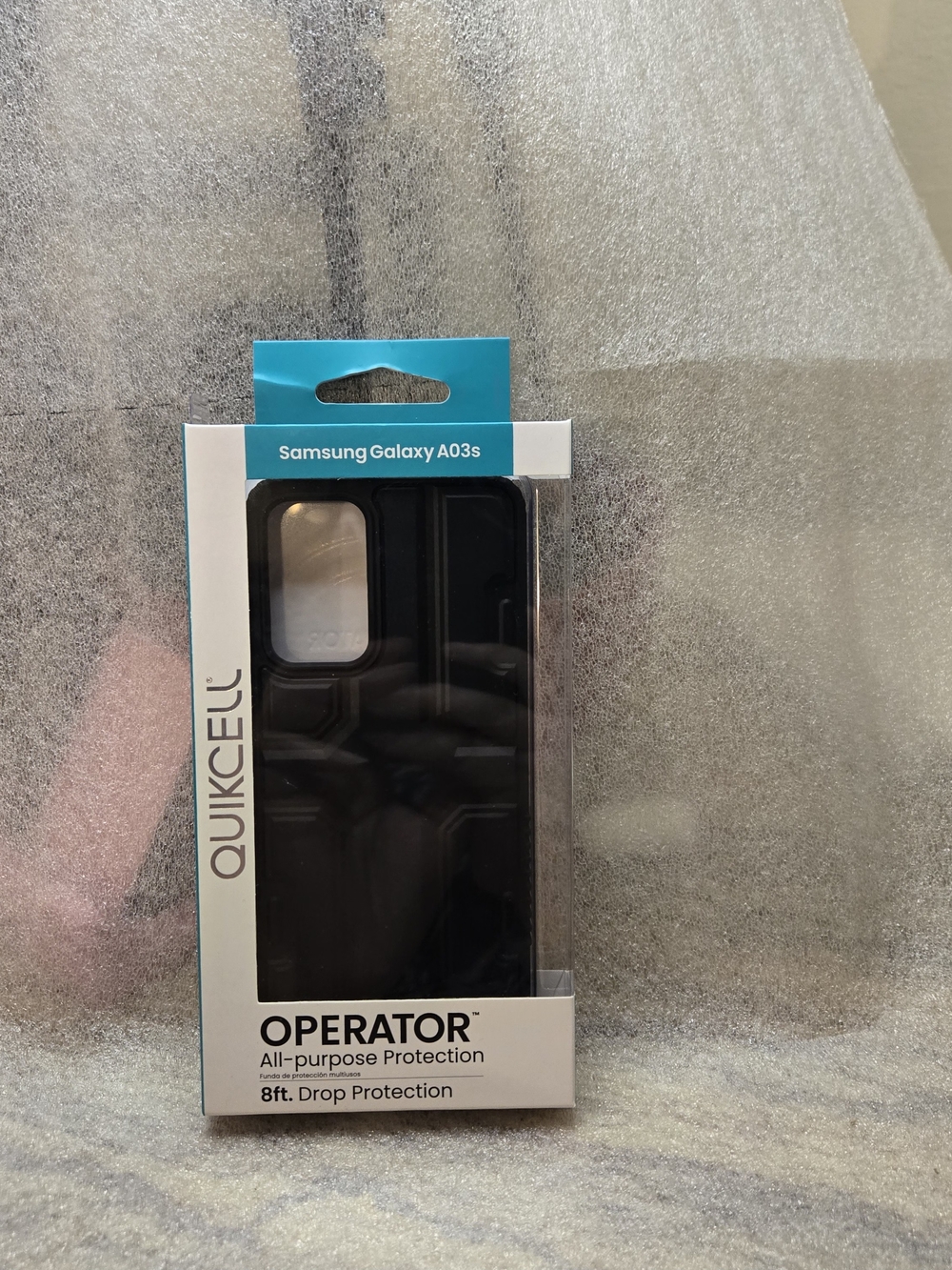 Operator Protective Phone Case for Samsung Galaxy A03s - Black